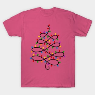 Christmas tree lights T-Shirt